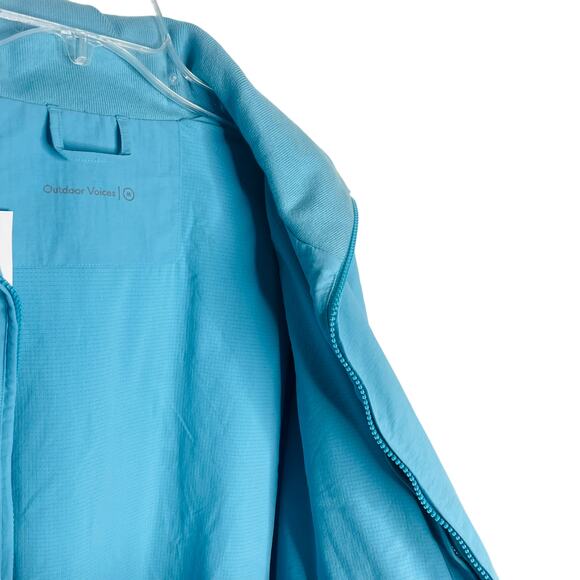 NWT Outdoor Voices Interstate Full Zip Jacket Midnight Navy Size M Fall Layering - Picture 6 of 7